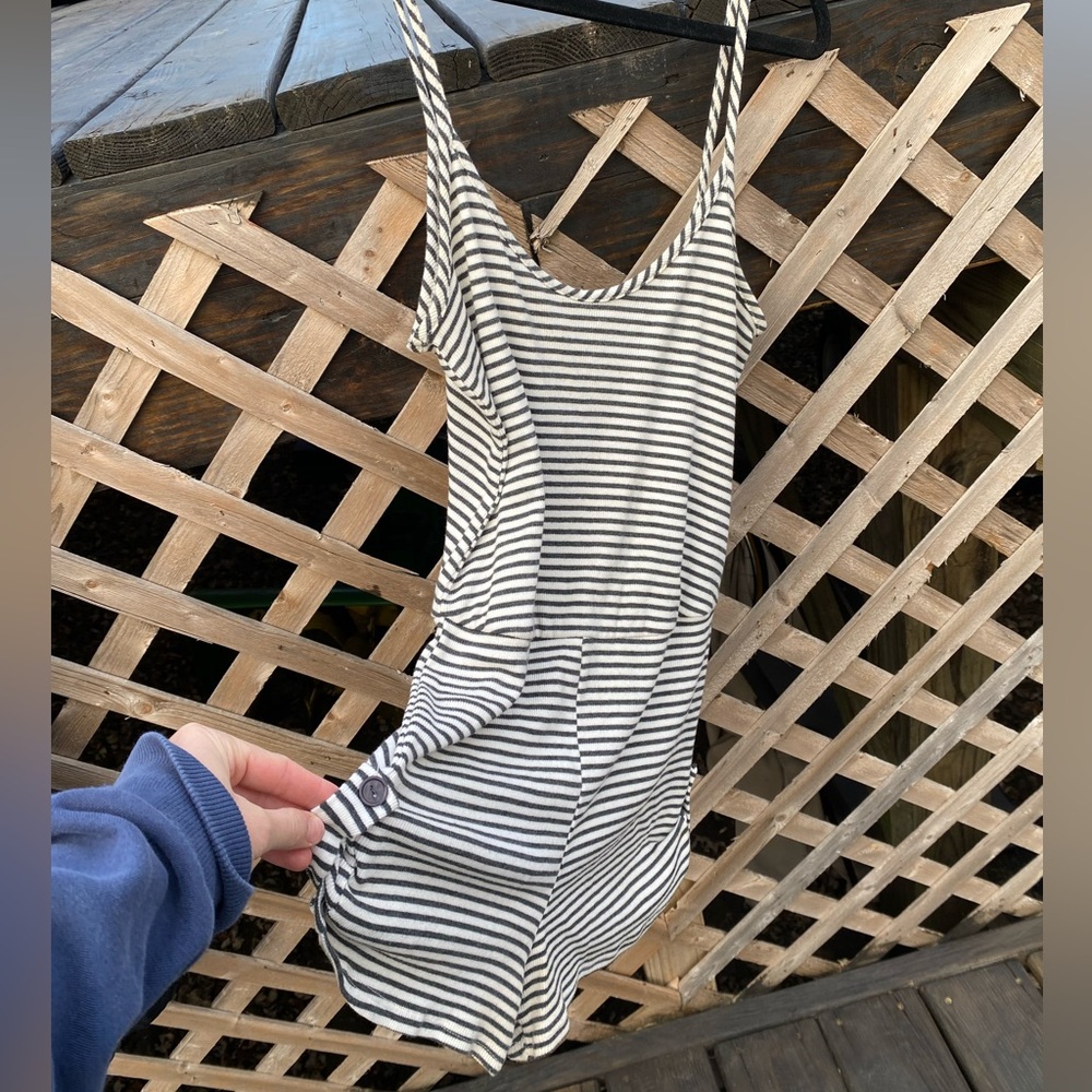 L.A Hearts Striped Romper